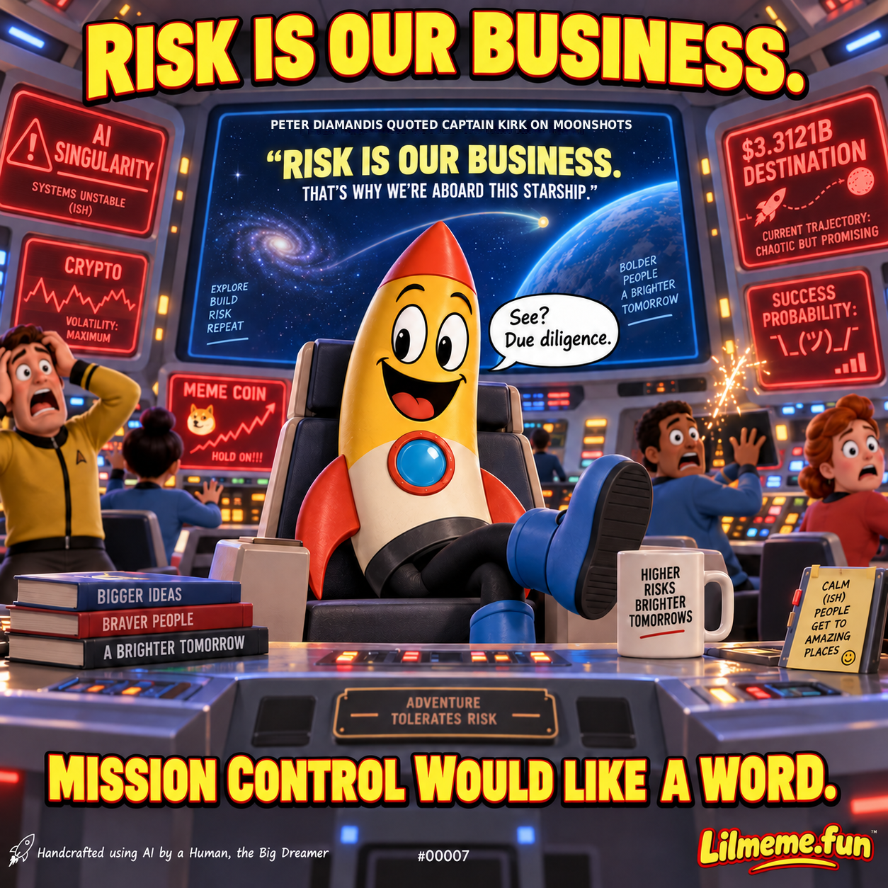 Meme #00007: Risk Is Our Business. Mission Control Would Like a Word.
