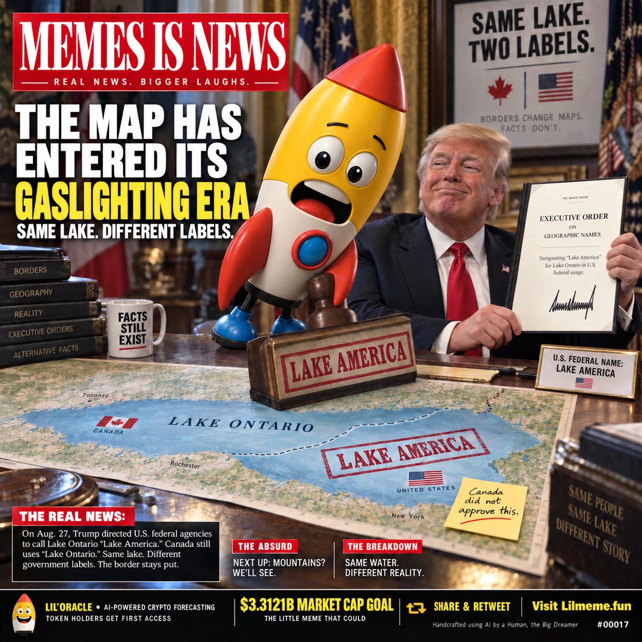 THE MAP HAS ENTERED ITS GASLIGHTING ERA