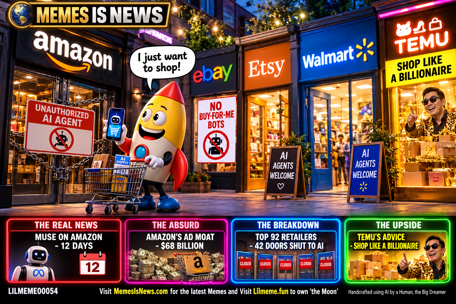 Amazon chained the door to AI shopping. Walmart left the welcome mat out.