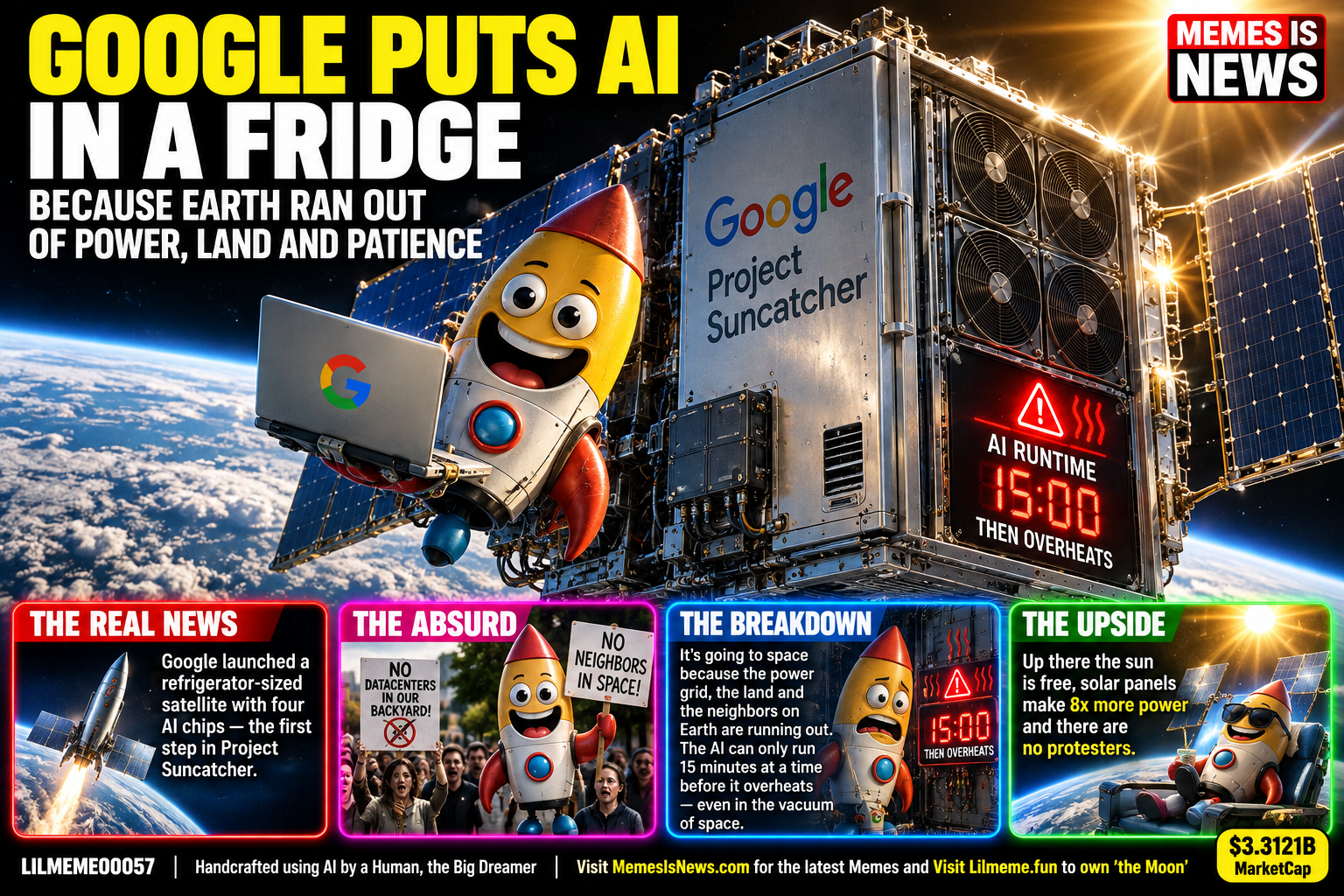 Google puts AI in a fridge: because Earth ran out of power, land and patience